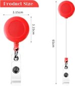 Yaka Kartı Yoyosu Uzayabilen Kancalı Yoyo Aparatı - Kırmızı - 4