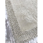 Bonny Home Lotus Kapuçino 2'li %100 Pamuk Banyo Halısı Paspası Seti Klozet Takımı - 2