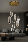 Lunex 7 li Modern Sarkıt Led Avize - 4