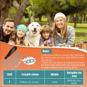 Köpek tasması metal zincir 120 cm 4mm - 2