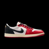 Air Jordan 1 Low OG x Trophy Room Sail and Varsity Red - 1