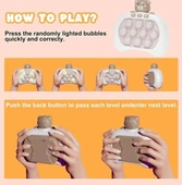 Popit Makinesi Işıklı Oyun Fast Push Pilli Fidget Kabarcık - Astronot Space - 6