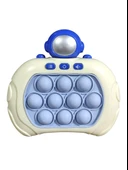 Popit Makinesi Işıklı Oyun Fast Push Pilli Fidget Kabarcık - Astronot Space - 2