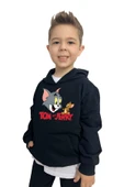 yudemia Tom ve Jerry Baskılı Erkek Sweatshirt – Rahat ve Şık Tasarım - 2
