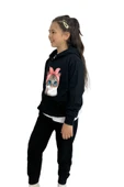 yudemia Kedi Baskılı Kız Sweatshirt – Rahat ve Şık Tasarım - 2