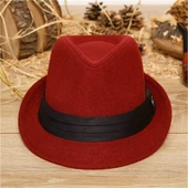 KISA KENARLI FÖTR ŞAPKA U-163 thumbnail 1