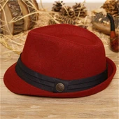 KISA KENARLI FÖTR ŞAPKA U-163 thumbnail 2