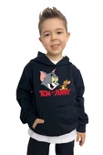 yudemia Tom ve Jerry Baskılı Erkek Sweatshirt – Rahat ve Şık Tasarım - 1