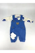 yudemia Yudi bebe  Ayı Nakışlı Erkek Bebek Tulum - 4