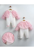 yudemia Mirelle Dantel Detaylı Kız Bebek Tulum Seti - 1