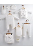 yudemia Yeni Doğan Erkek Bebek 10'lu Set - Papyon Detaylı Takım - 1