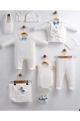 yudemia Yeni Doğan Erkek Bebek 10'lu Set - Papyon Detaylı Takım - 2