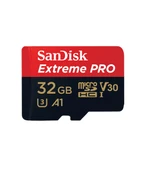 SanDisk Extreme microSDHC 32GB + SD Adapter + Rescue Pro Deluxe 100MB/s A1 C10 V30 UHS-I U3 - 1