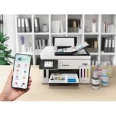 CANON MAXIFY GX6140, Renkli, Mürekkep Mega Tankli, Yazici, Tarayici, Wifi, Lan, Duplex, ORIJINAL MÜREKKEP - 2