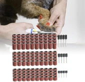 Valkyrie 102 Adet Kutulu Freze Ucu Zımparası Tırnak Makinesi Gravür Matkap Uyumlu Törpü Kalıcı Oje Manikür Pedikür Seti - 6