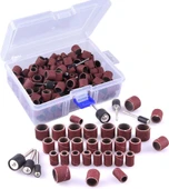 Valkyrie 102 Adet Kutulu Freze Ucu Zımparası Tırnak Makinesi Gravür Matkap Uyumlu Törpü Kalıcı Oje Manikür Pedikür Seti - 4