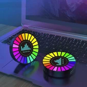 Rgb Sese Duyarlı Kokulu Ekolayzer USB Şarjlı Araç Kokusu - 6