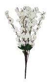 Güleç Yapay Çiçek Yapay Bahar Dalı 9'lu Beyaz - 1