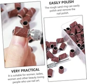 Valkyrie 102 Adet Kutulu Freze Ucu Zımparası Tırnak Makinesi Gravür Matkap Uyumlu Törpü Kalıcı Oje Manikür Pedikür Seti - 7