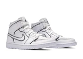 Nike Air Jordan 1 Mid Iridescent Reflective White (W) - 3
