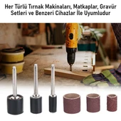 Valkyrie 102 Adet Kutulu Freze Ucu Zımparası Tırnak Makinesi Gravür Matkap Uyumlu Törpü Kalıcı Oje Manikür Pedikür Seti - 3