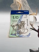 Uzun Pa.la Delikli Sap 1/0 Numara 18'li Paket Beyaz M-9946 Baitholder Olta Iğnesi - 1