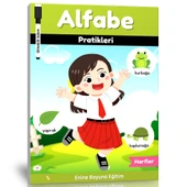 Okul Öncesi ve Birinci Sınıflar İçin Alfabe Pratikleri YAZ-SİL Kitabı thumbnail 1