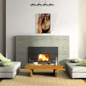 Suluboya Tekniğinde Kadın Figürü Kanvas Tablo 50 x 70 - 2