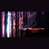 Gri Spor Araba Retro Kanvas Tablo 60 x 120 thumbnail 2