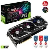 ASUS ROG-STRIX-RTX3060-O12G-V2-GAMING 12GB GDDR6 HDMI DP 192BİT thumbnail 1