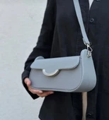 Lisbond Elegance Sierra Model Gri Kadın El Ve Omuz Çantası - 2