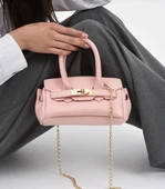 Lisbond Elegance Ariel Model Toz Pembe Kadın El Ve Omuz Çantası - 1