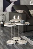 ORTA SEHPA VE ZİGON SEHPA TERRA SET GÜMÜŞ EFES - 3