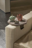 Yan Sehpa Ayarlanabilir Tepsi Dekoratif Modern Tepsi SEKİZGEN Gordion - 3