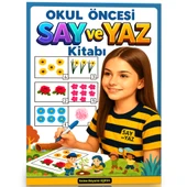 Okul Öncesi Sayıları Say ve YAZ YAZ-SİL Kitabı (1-20 Sayılar) - 1