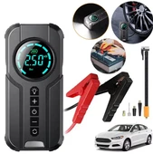 PowerMaster PM-25006 Powerbank Araç Akü Şarj Lastik Hava Kompresörü Şişirici Taşınabilir Dijital Kablosuz El Feneri Özellikli - 1