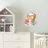 Mektup Okuyan Baykuş Sticker thumbnail 2