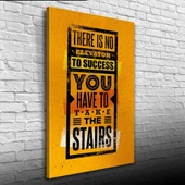 Turuncu Tonlar Afiş Kanvas Tablo 50 x 70 - 1