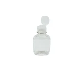 100 Adet Boş Flip Top Kapaklı Kolonya - Dezenfektan Şişesi  110 Ml - 1