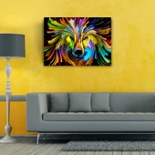 Renk Paletindeki Kurt Kanvas Tablo 50 x 70 - 2