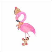 Flamingo Duvar Sticker thumbnail 1
