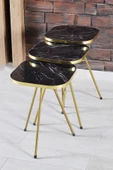 Zigon Sehpa Metal Ayak Kr. Altın Bendir - 3