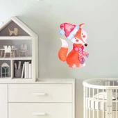 Yılbaşı Sevimli Tilki Sticker thumbnail 2