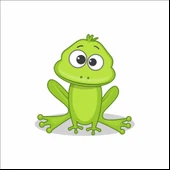 Sevimli Kurbağa Sticker thumbnail 1