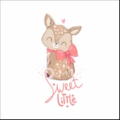 Sweet Little Sevimli Geyik Sticker thumbnail 1