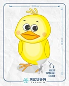 Sevimli Civciv Sticker thumbnail 2