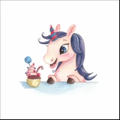Unicorn Duvar Sticker - 1