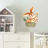 Sevimli Tavşan Duvar Sticker thumbnail 2