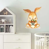 Sevimli Tavşan Duvar Sticker thumbnail 2
