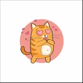 Kalpli Kedi Sticker thumbnail 1